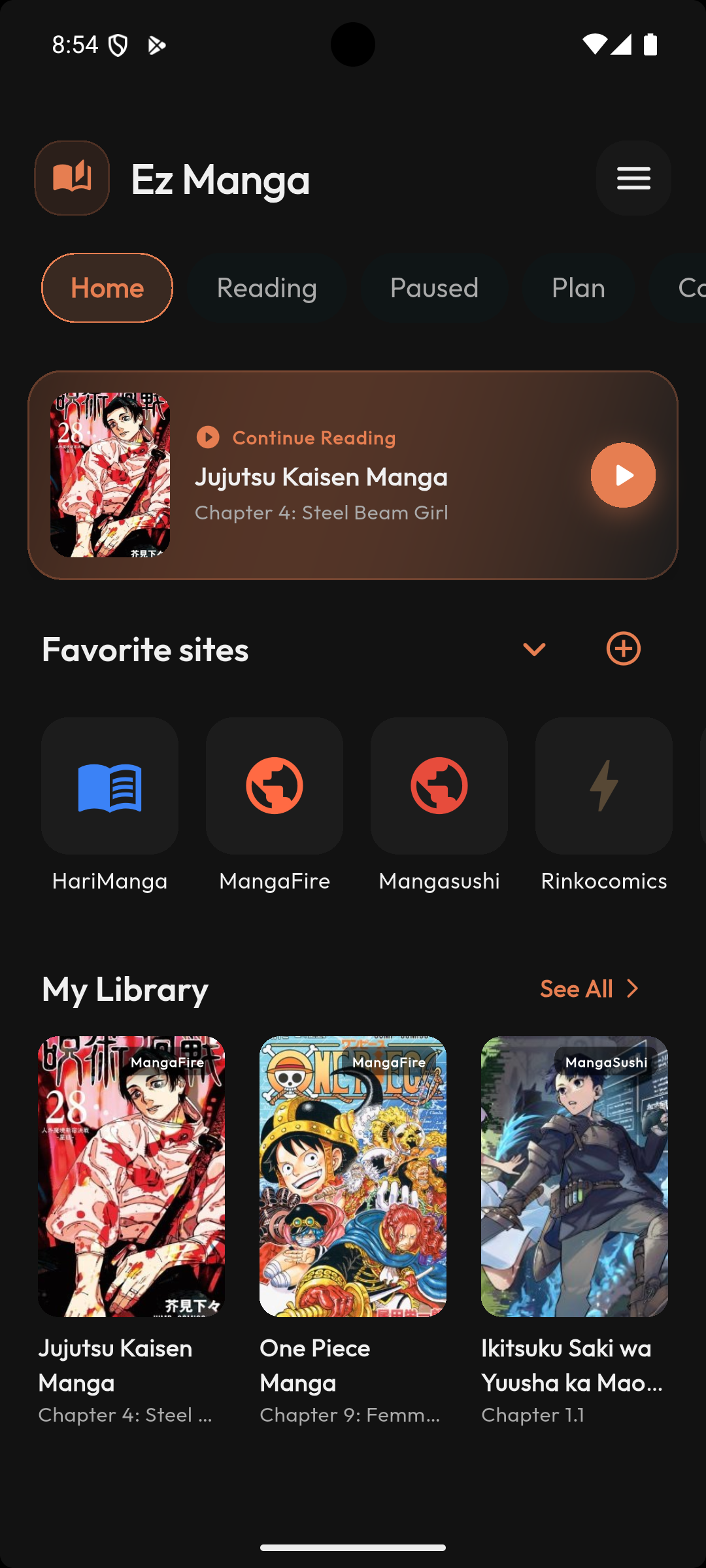 EZ Manga app